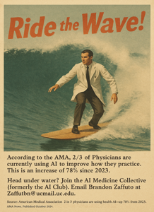 Ride the Wave AI Medicine Collective flyer
